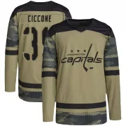 Authentic Enrico Ciccone Camo Washington Capitals Military Appreciation Practice Jersey - Men's